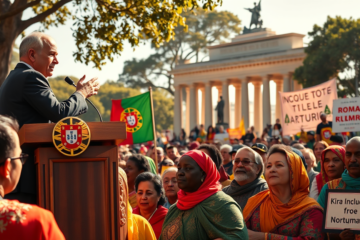 O presidente reconhece a contribuição histórica dos ciganos na independência, abordando discriminação e inclusão.