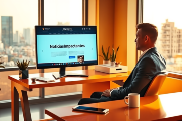 Imagem representativa do domínio NoticiasImpactantes.com à venda com detalhes sobre pagamento e garantia.