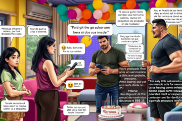 Milena expressando suas emoções durante o BBB 26, envolvida em críticas e interações dentro da casa.